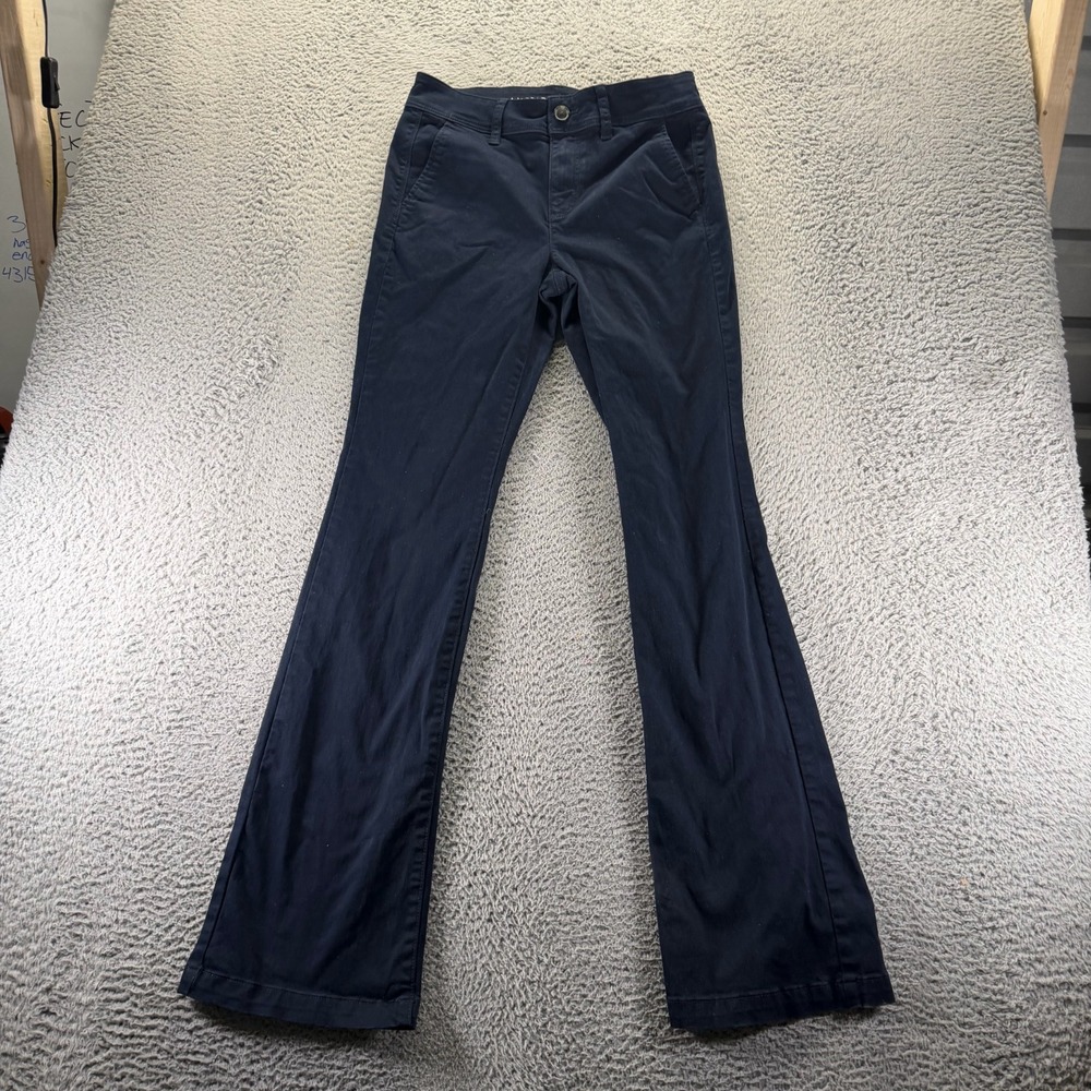 American Eagle Outfitters Jeans Womens 10 Blue Denim Bootcut Leg Workwear Travel